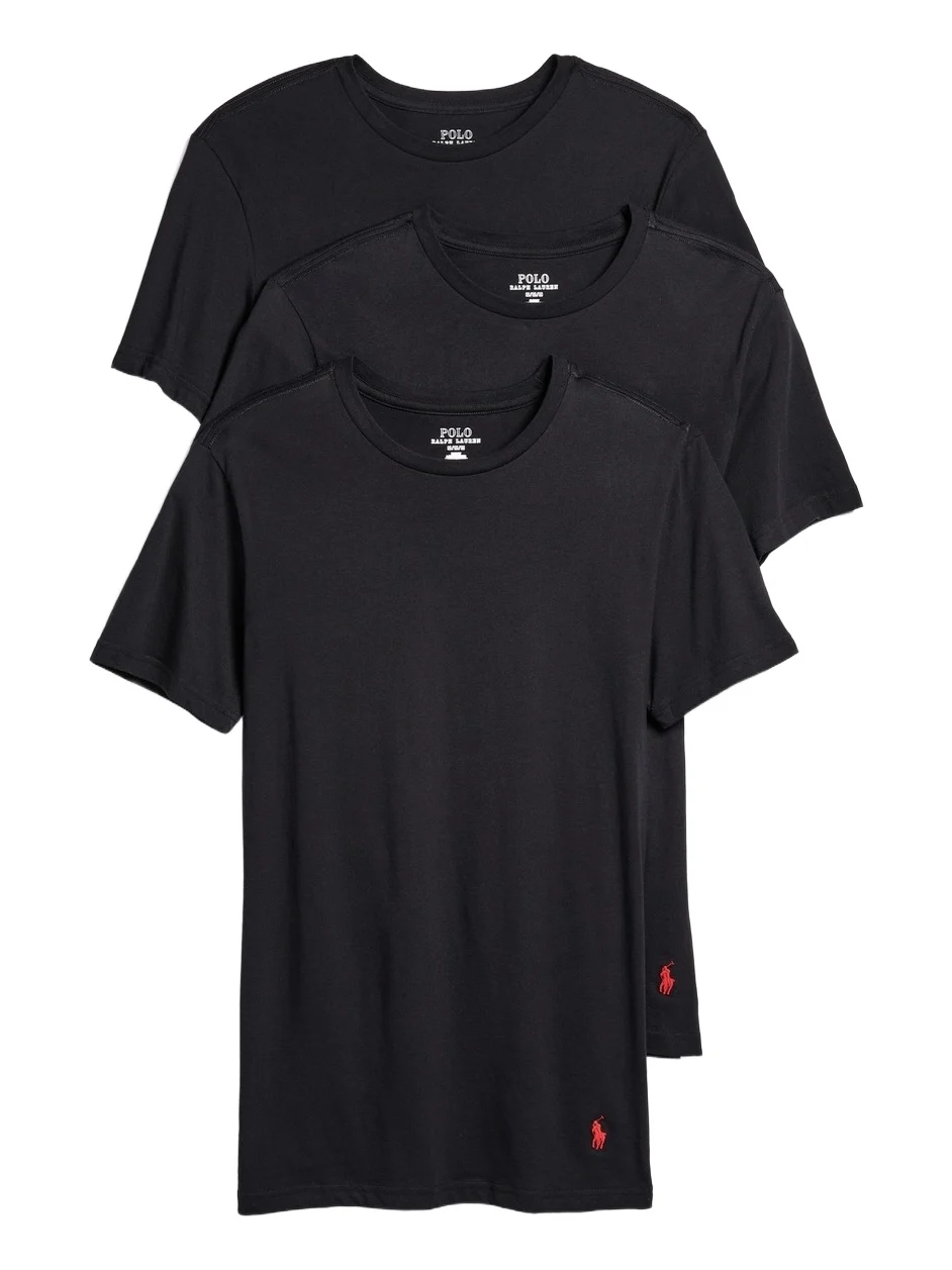 Slim Fit Cotton Crew Tee 3 Pack Slim Fit Cotton Crew Tee 3 Pack