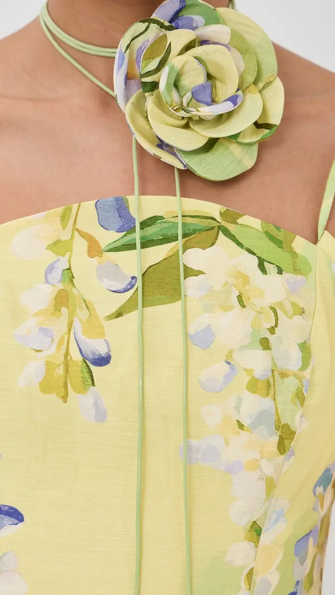 Leo Lin Lorena Puff Mini Dress Wisteria Print | Thumbnail 6 Leo Lin Lorena Puff Mini Dress Wisteria Print | Thumbnail 6