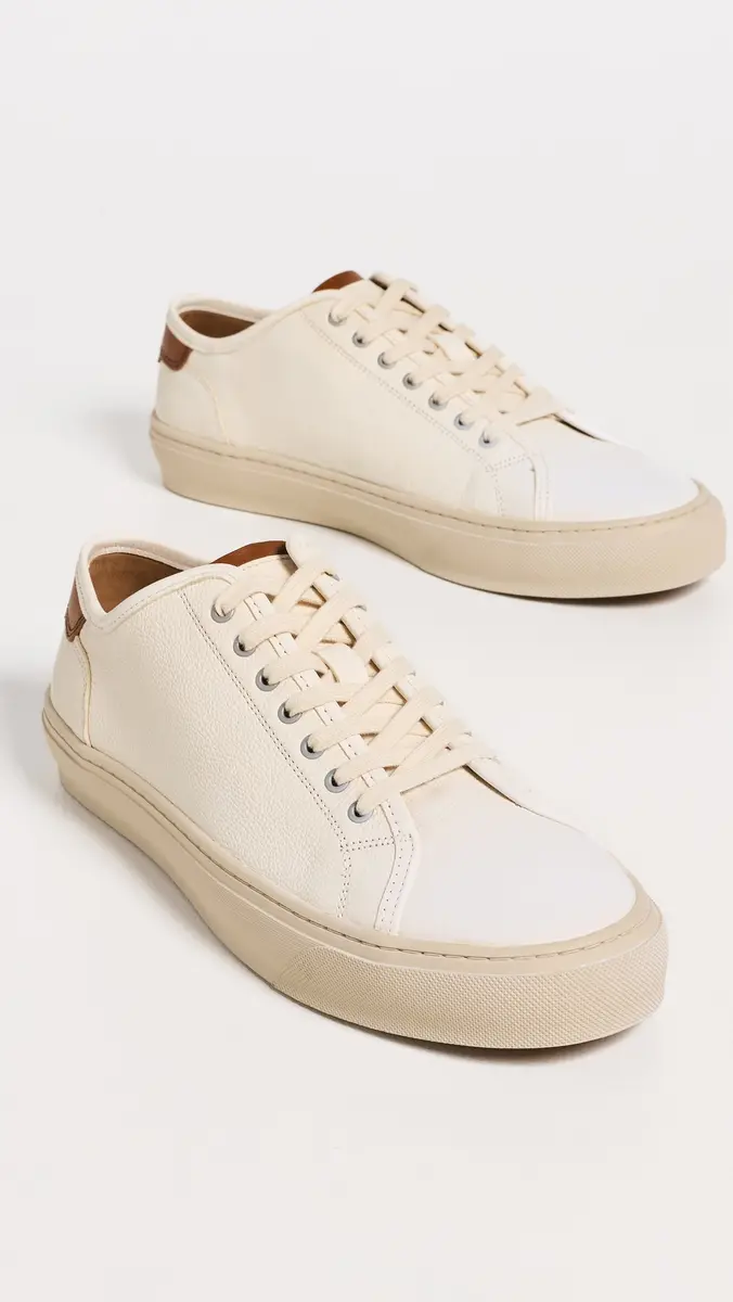 Allen Edmonds Jones Leather Sneakers White | Thumbnail 4 Allen Edmonds Jones Leather Sneakers White | Thumbnail 4