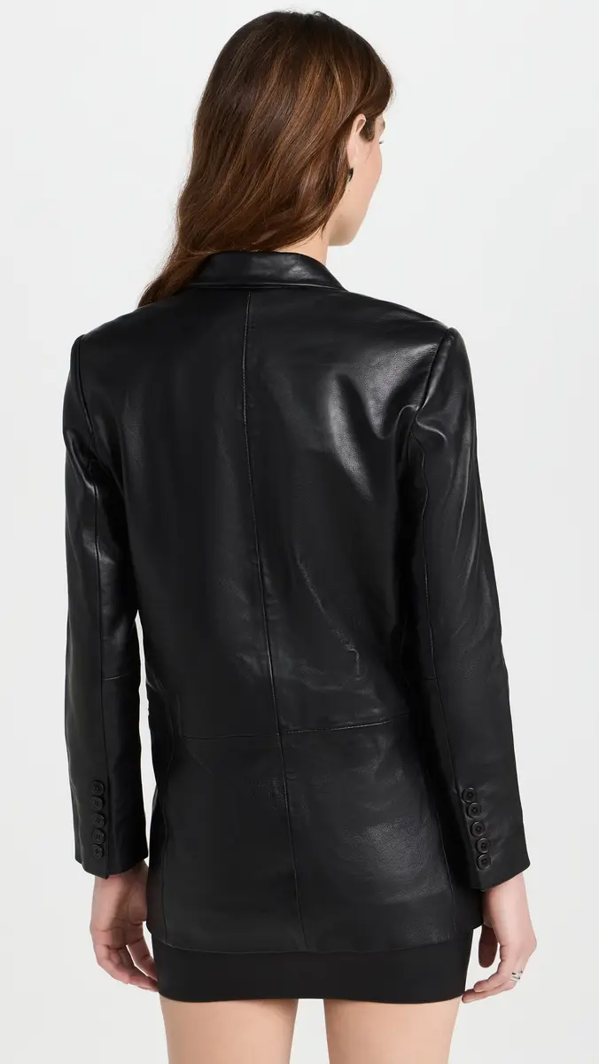 Sprwmn Leather Blazer | Thumbnail 3 Sprwmn Leather Blazer | Thumbnail 3