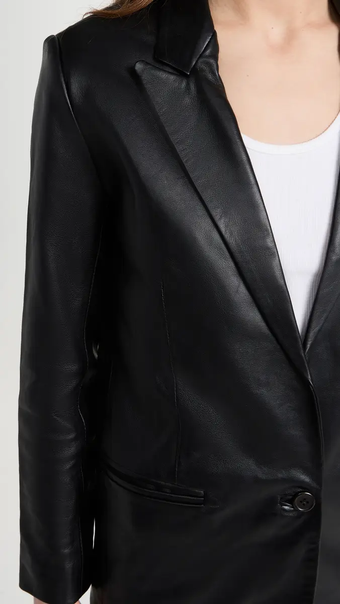 Sprwmn Leather Blazer | Thumbnail 6 Sprwmn Leather Blazer | Thumbnail 6