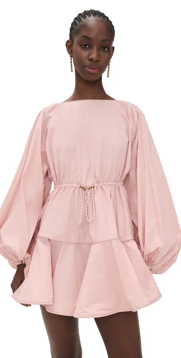 Zimmermann Alchemy Mini Dress Peach | Image 1 Zimmermann Alchemy Mini Dress Peach | Image 1