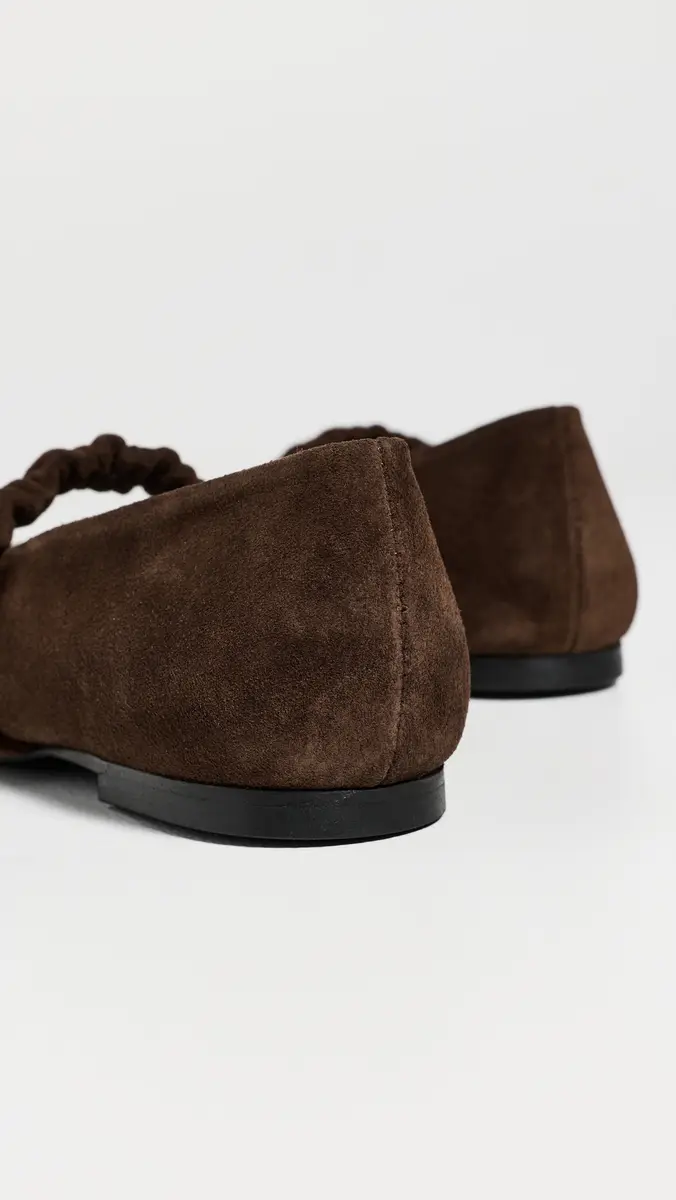 ALOHAS Lautan Suede Leather Ballet Flats Suede Brown | Thumbnail 4 ALOHAS Lautan Suede Leather Ballet Flats Suede Brown | Thumbnail 4