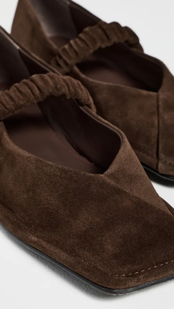 ALOHAS Lautan Suede Leather Ballet Flats Suede Brown | Thumbnail 6 ALOHAS Lautan Suede Leather Ballet Flats Suede Brown | Thumbnail 6