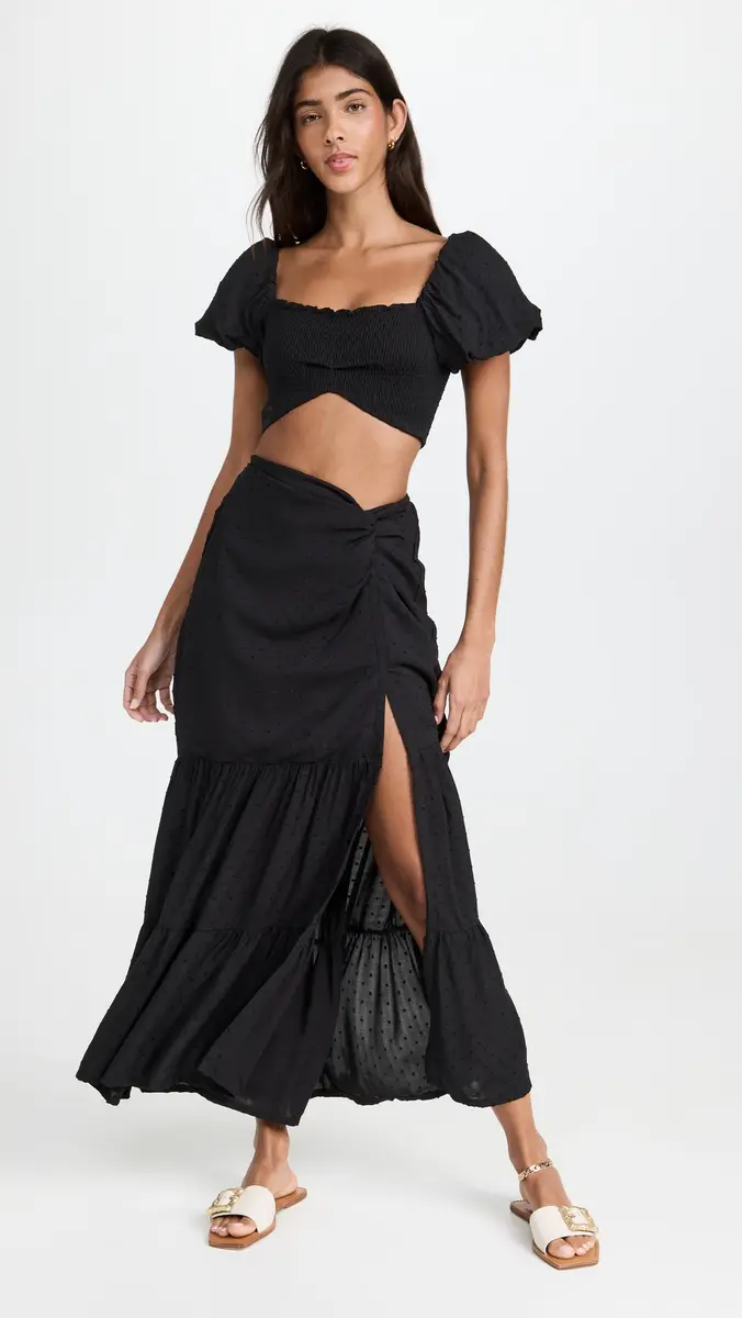 Peixoto Valentina Skirt Black Lotus | Thumbnail 5 Peixoto Valentina Skirt Black Lotus | Thumbnail 5