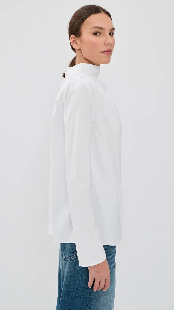 Kallmeyer Penelope Draped Blouse White | Thumbnail 4 Kallmeyer Penelope Draped Blouse White | Thumbnail 4