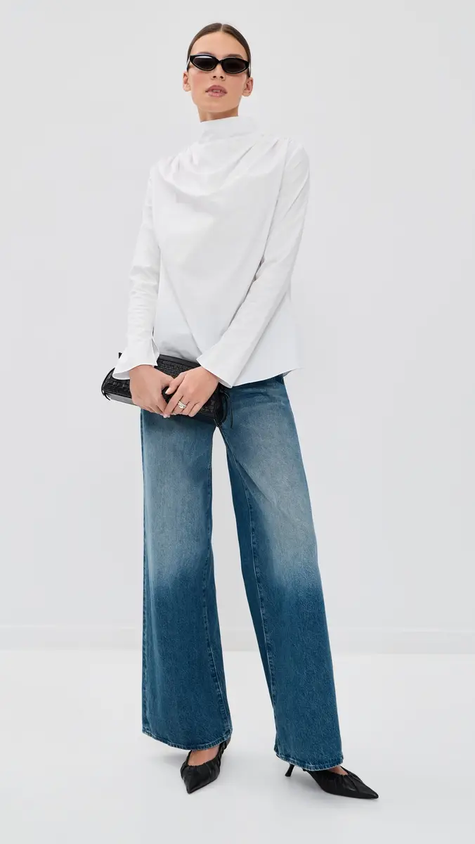 Kallmeyer Penelope Draped Blouse White | Thumbnail 5 Kallmeyer Penelope Draped Blouse White | Thumbnail 5