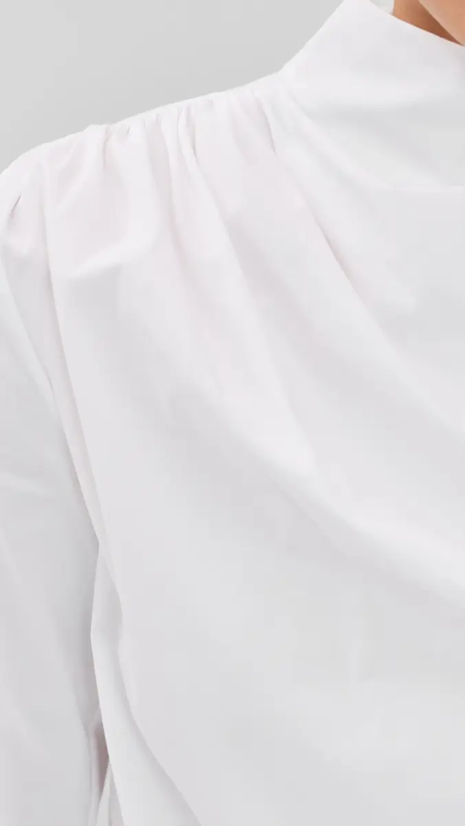 Kallmeyer Penelope Draped Blouse White | Thumbnail 6 Kallmeyer Penelope Draped Blouse White | Thumbnail 6