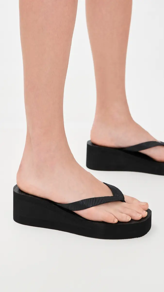 SLEEPERS High Platform Flip Flops | Thumbnail 3