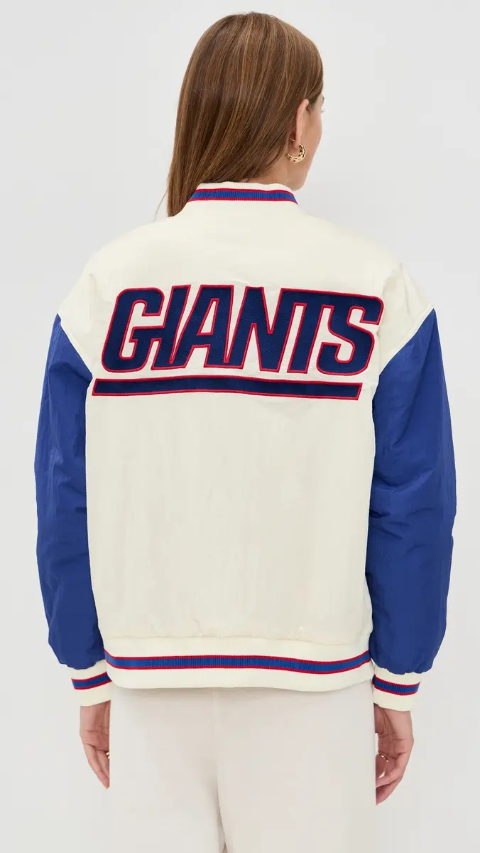 Terez NY Giants Colorblock Bomber Jacket | Thumbnail 3