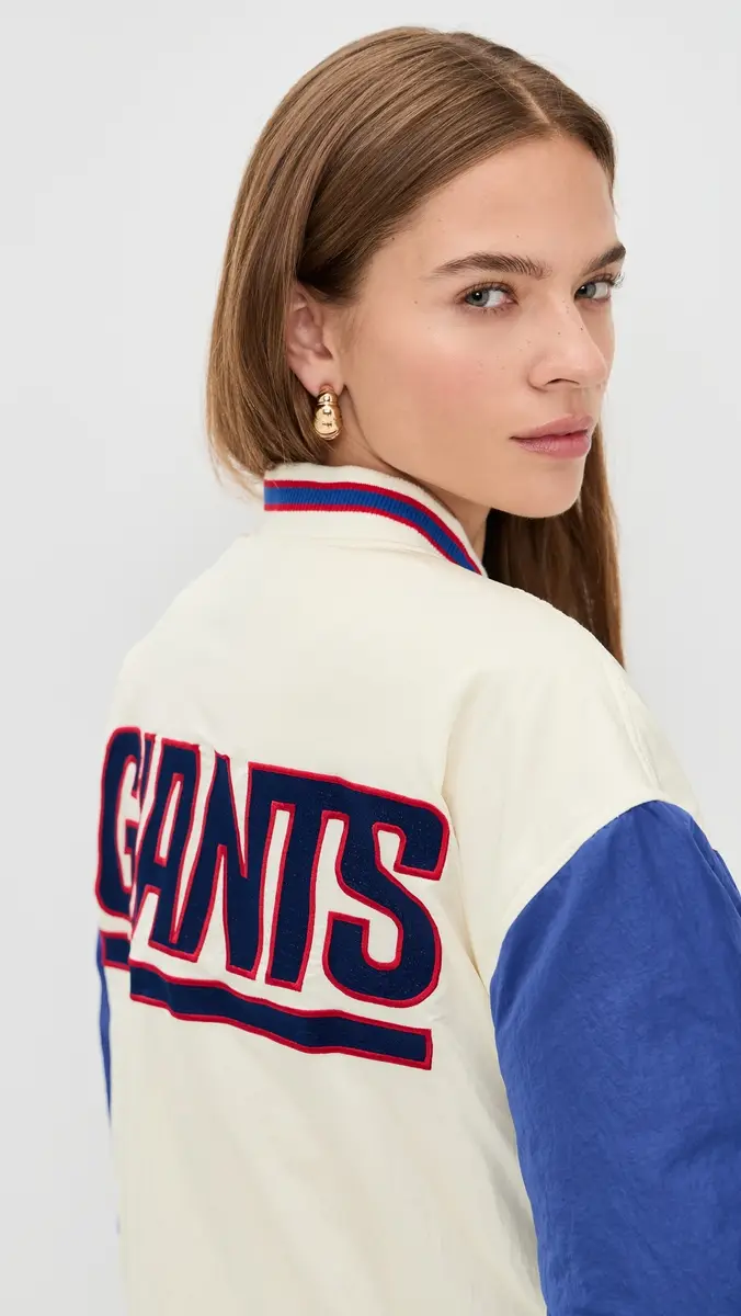 Terez NY Giants Colorblock Bomber Jacket | Thumbnail 6