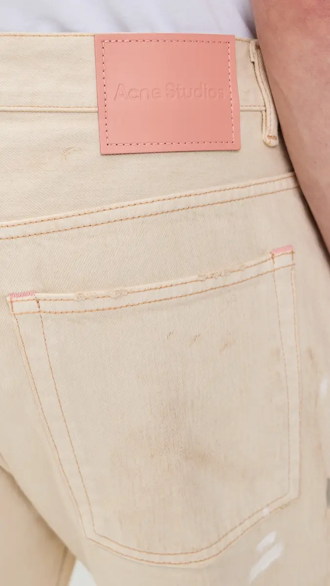 Acne Studios 2021 Loose Fit Jeans White | Thumbnail 6