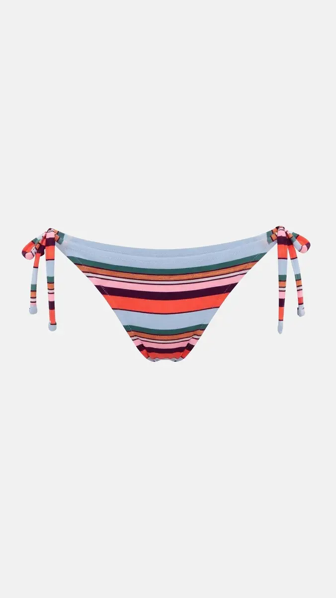 lemlem Rekka String Bikini Bottoms Poppy Sunset | Thumbnail 6