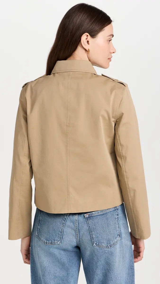 Frame Short Trench Jacket | Thumbnail 3 Frame Short Trench Jacket | Thumbnail 3