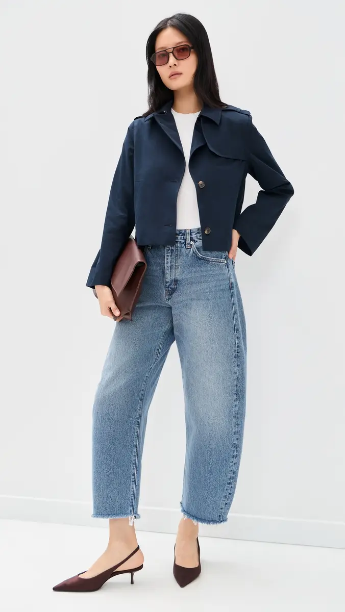 Frame Short Trench Jacket | Thumbnail 5 Frame Short Trench Jacket | Thumbnail 5