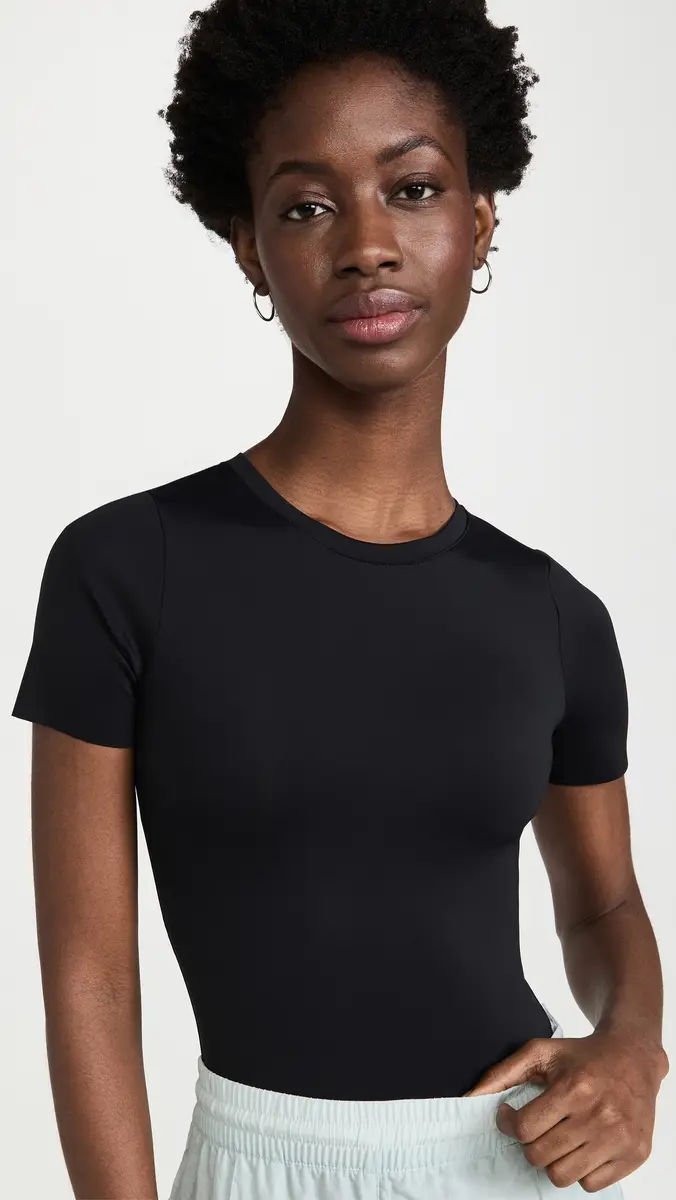 GOOD AMERICAN Sculpting Tee Thong Bodysuit | Thumbnail 2