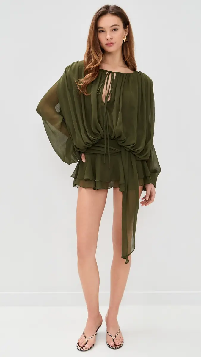 Lioness Elements Mini Dress afari | Thumbnail 2
