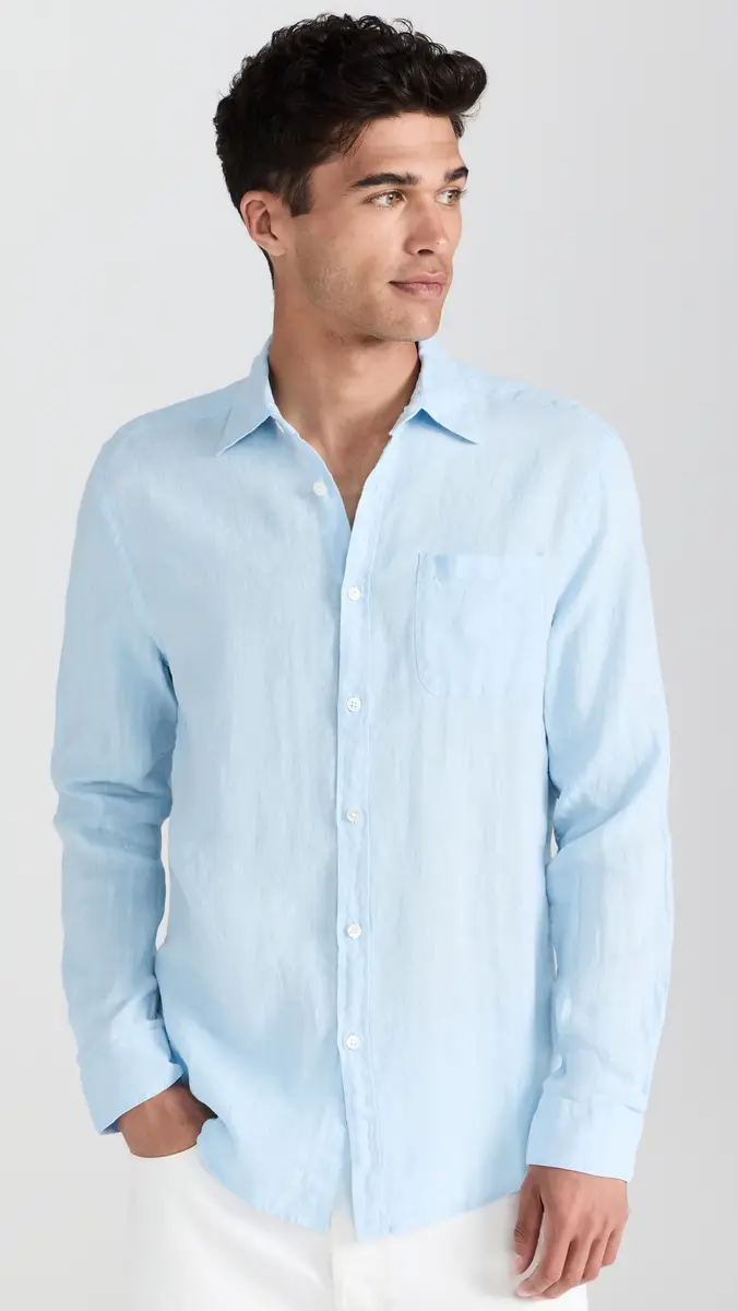 Portuguese Flannel Linen Shirt | Thumbnail 2