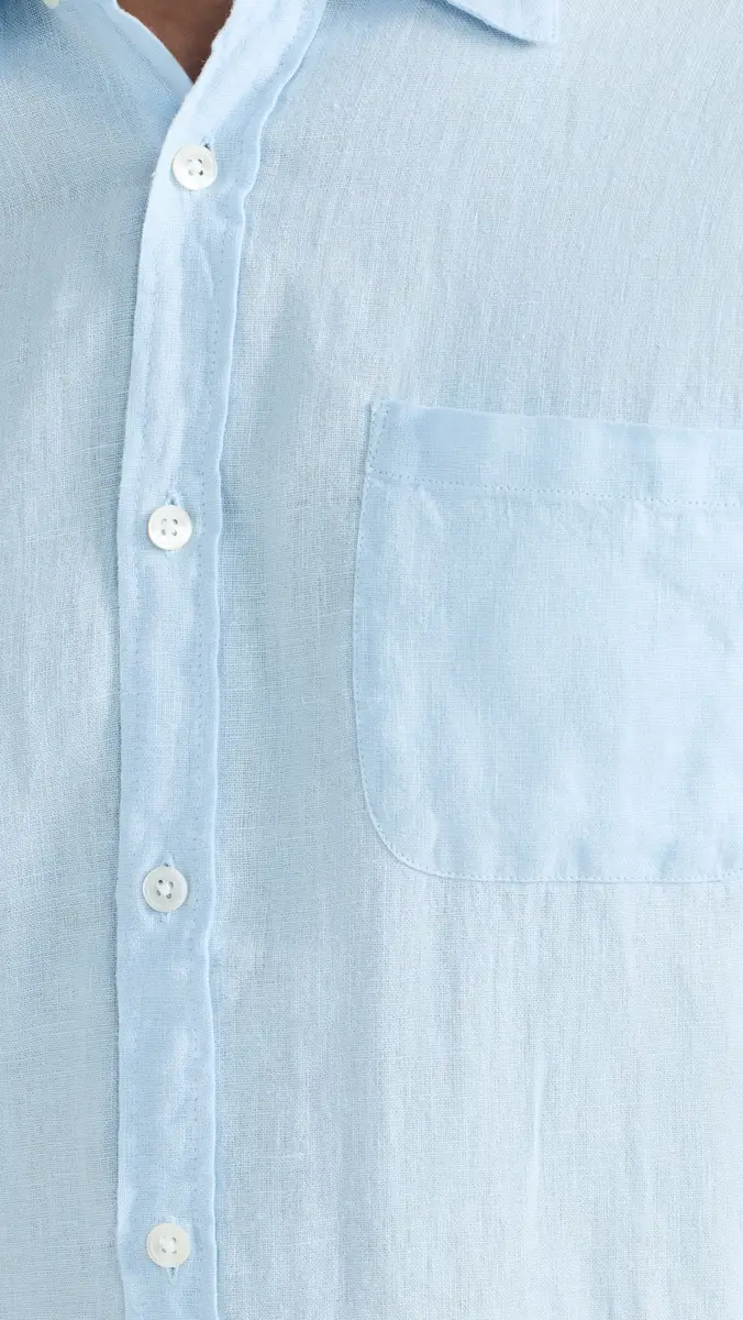 Portuguese Flannel Linen Shirt | Thumbnail 6