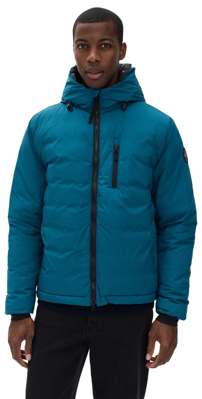 Canada Goose Lodge Black Disc Hooded Jacket