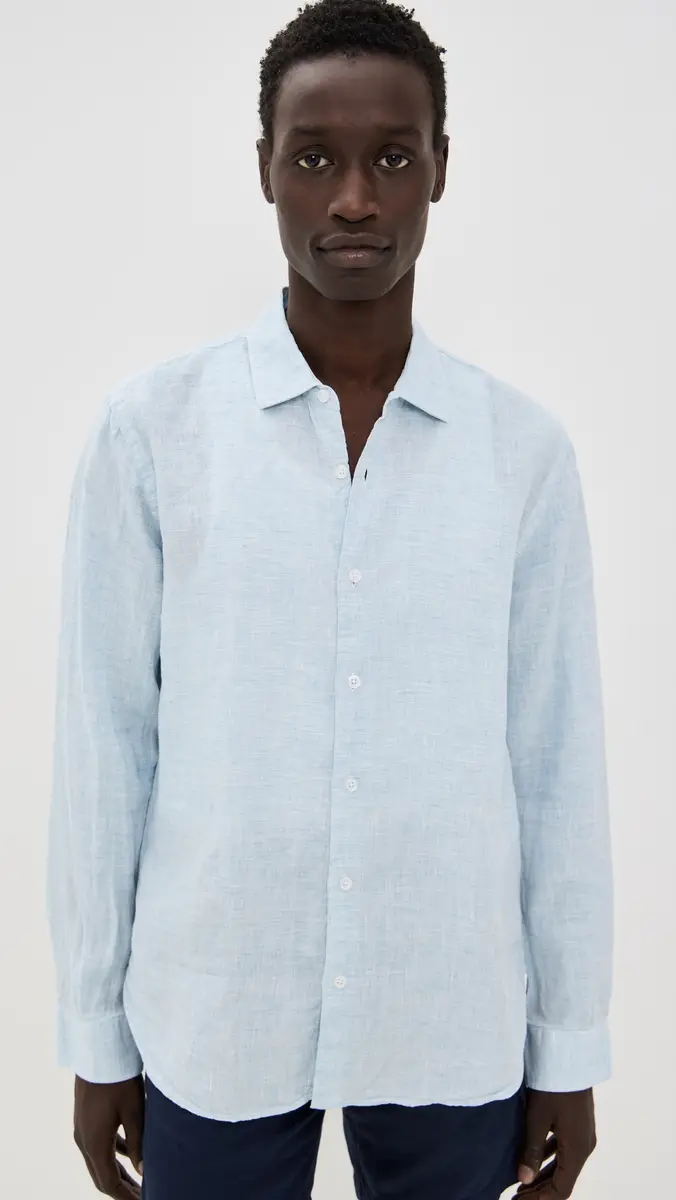 Orlebar Brown Giles Linen Button Down Shirt | Thumbnail 2 Orlebar Brown Giles Linen Button Down Shirt | Thumbnail 2