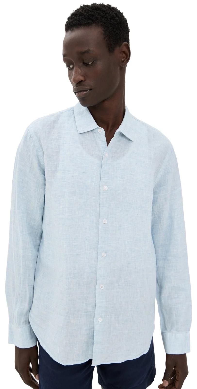 Giles Linen Button Down Shirt