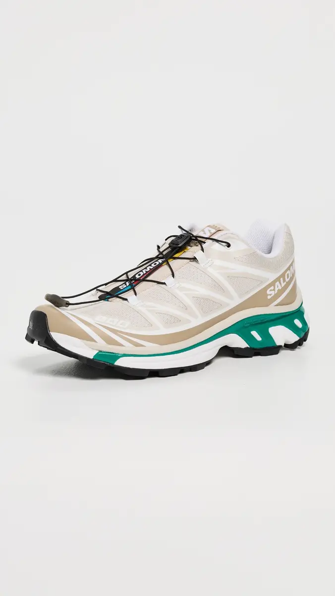 Salomon XT-6 Sneakers Rainy Day/Chinchilla/Dnty Grn M 13 | Thumbnail 2