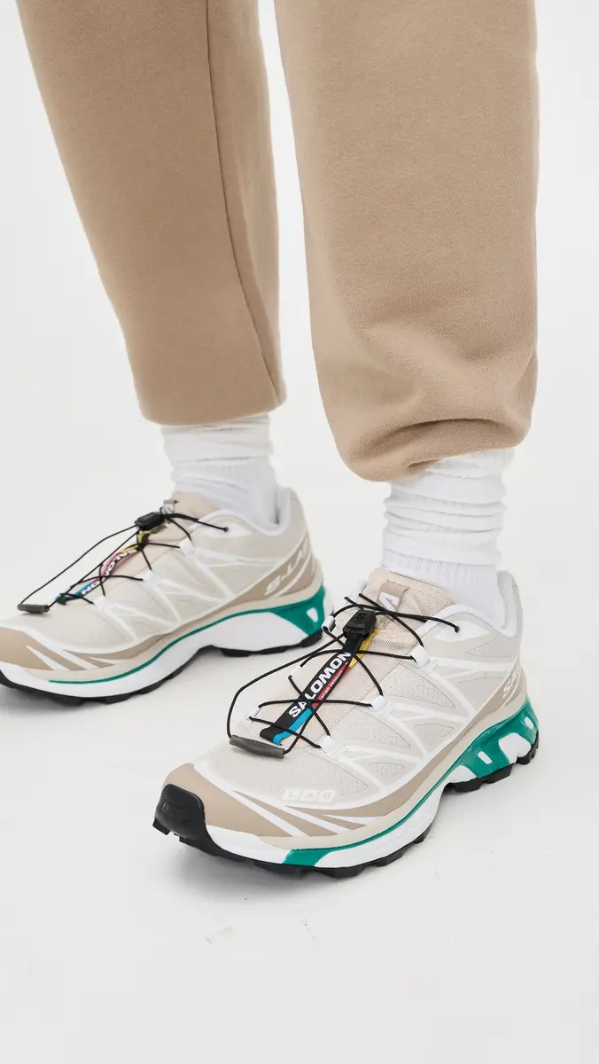 Salomon XT-6 Sneakers Rainy Day/Chinchilla/Dnty Grn M 13 | Thumbnail 3