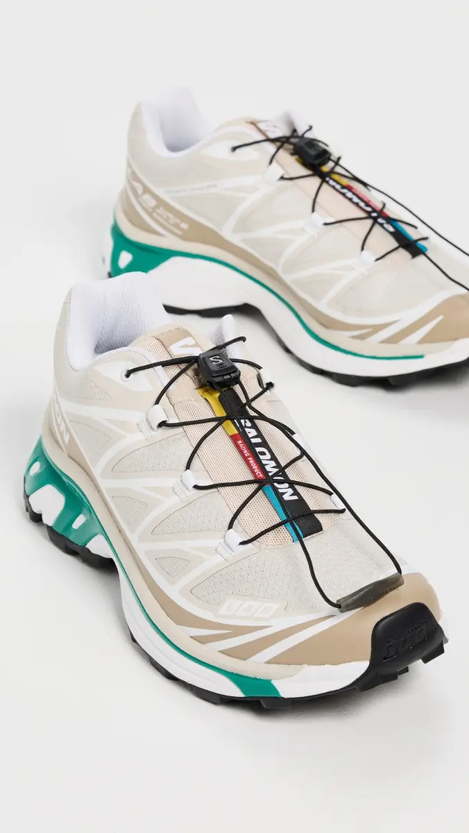 Salomon XT-6 Sneakers Rainy Day/Chinchilla/Dnty Grn M 13 | Thumbnail 5