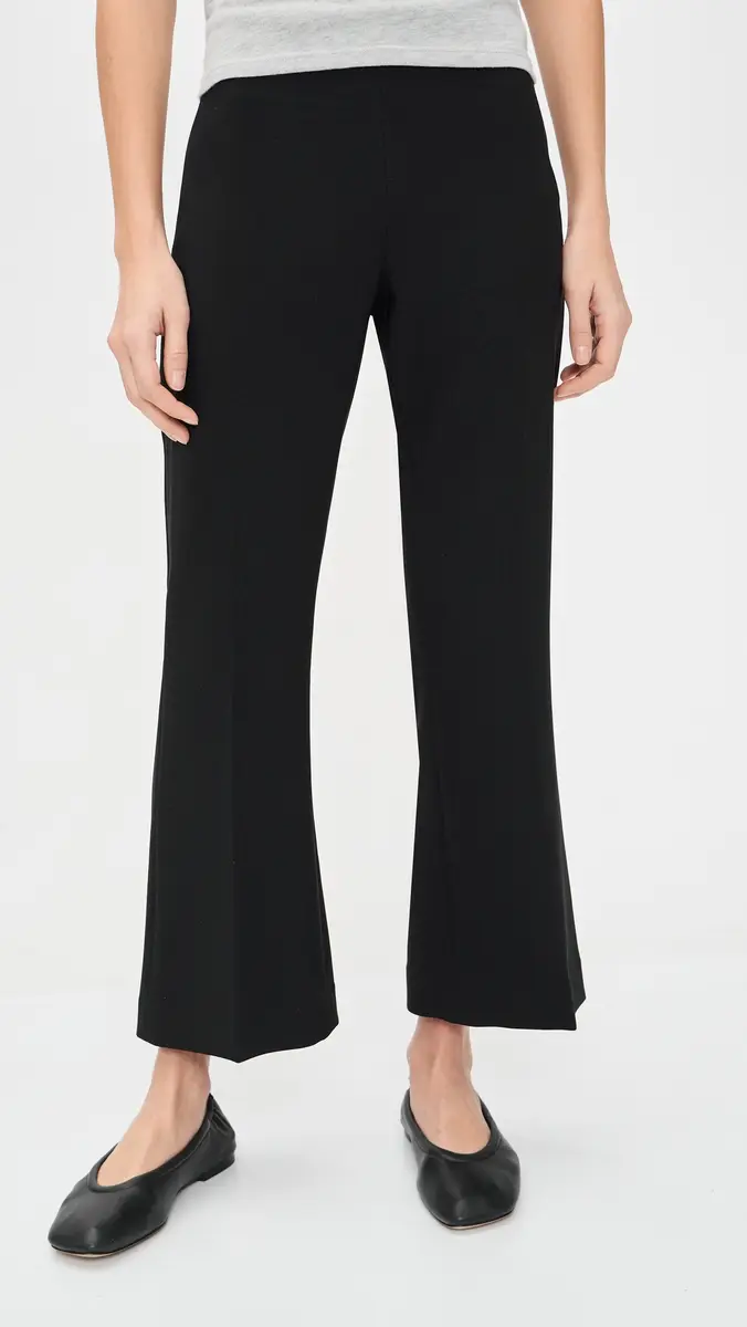 La Ligne Gaia Cropped Flare Trousers Black | Thumbnail 2 La Ligne Gaia Cropped Flare Trousers Black | Thumbnail 2