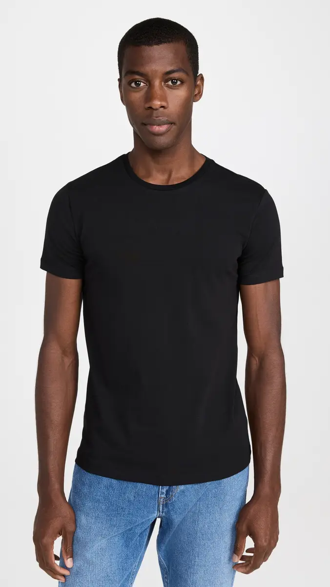 FALKE 2-Pack Cotton Crew Neck Tee | Thumbnail 3 FALKE 2-Pack Cotton Crew Neck Tee | Thumbnail 3