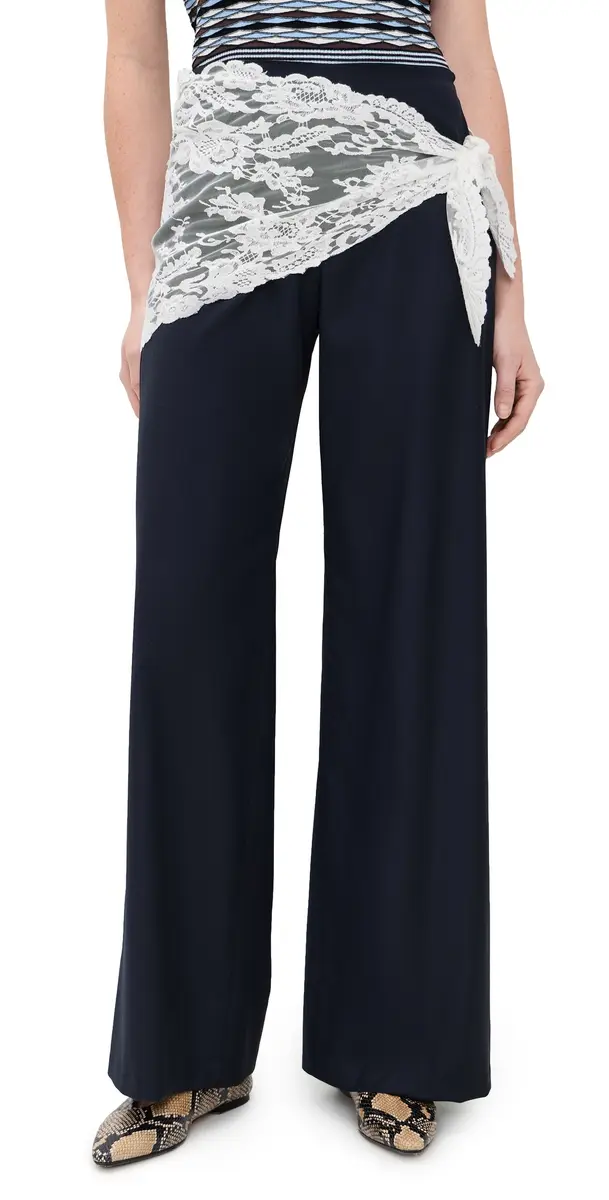 Sea Fiora Tropical Wool Trousers | Image 1 Sea Fiora Tropical Wool Trousers | Image 1
