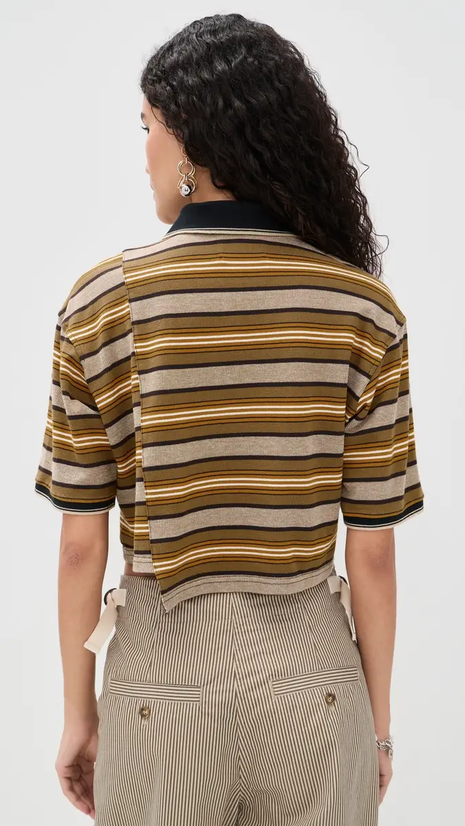 Isabel Marant Étoile Isalyne Polo Beige/Khaki | Thumbnail 3 Isabel Marant Étoile Isalyne Polo Beige/Khaki | Thumbnail 3