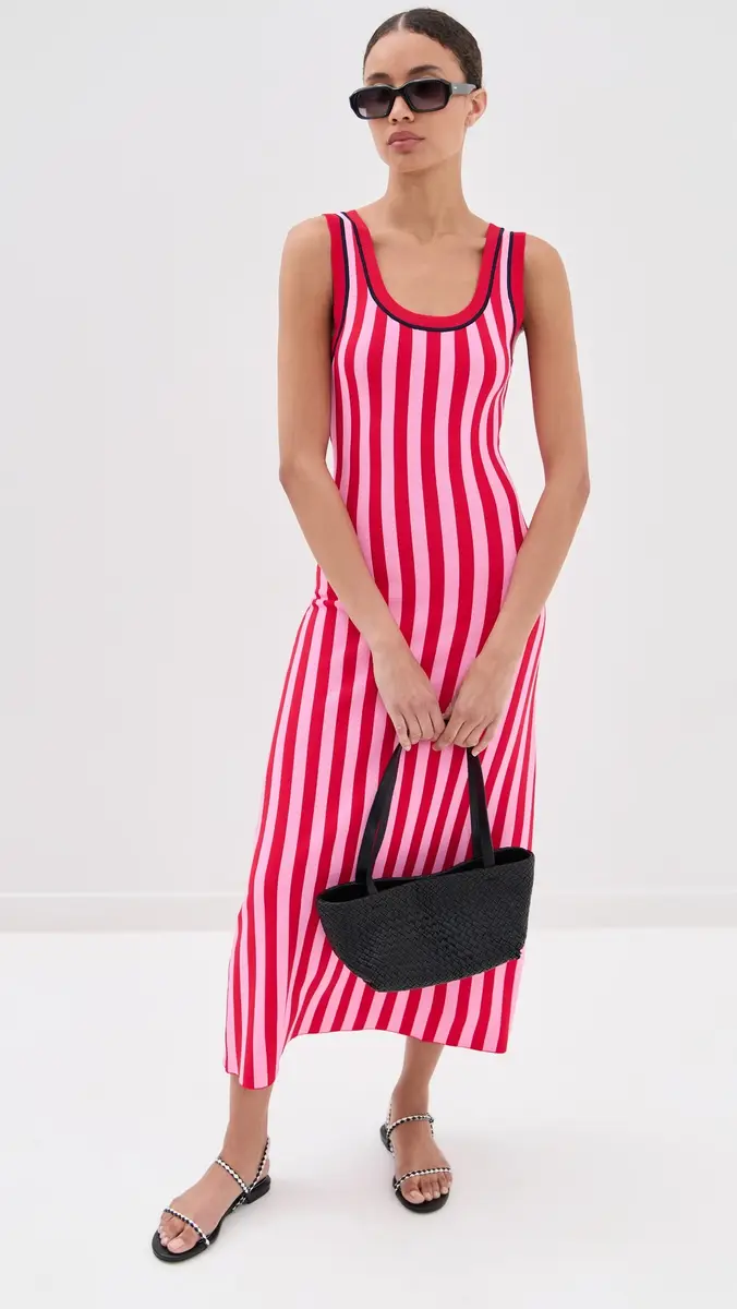 LE BOP Striped Jacquard Dress | Thumbnail 2