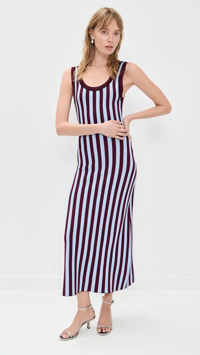LE BOP Striped Jacquard Dress | Thumbnail 2 LE BOP Striped Jacquard Dress | Thumbnail 2