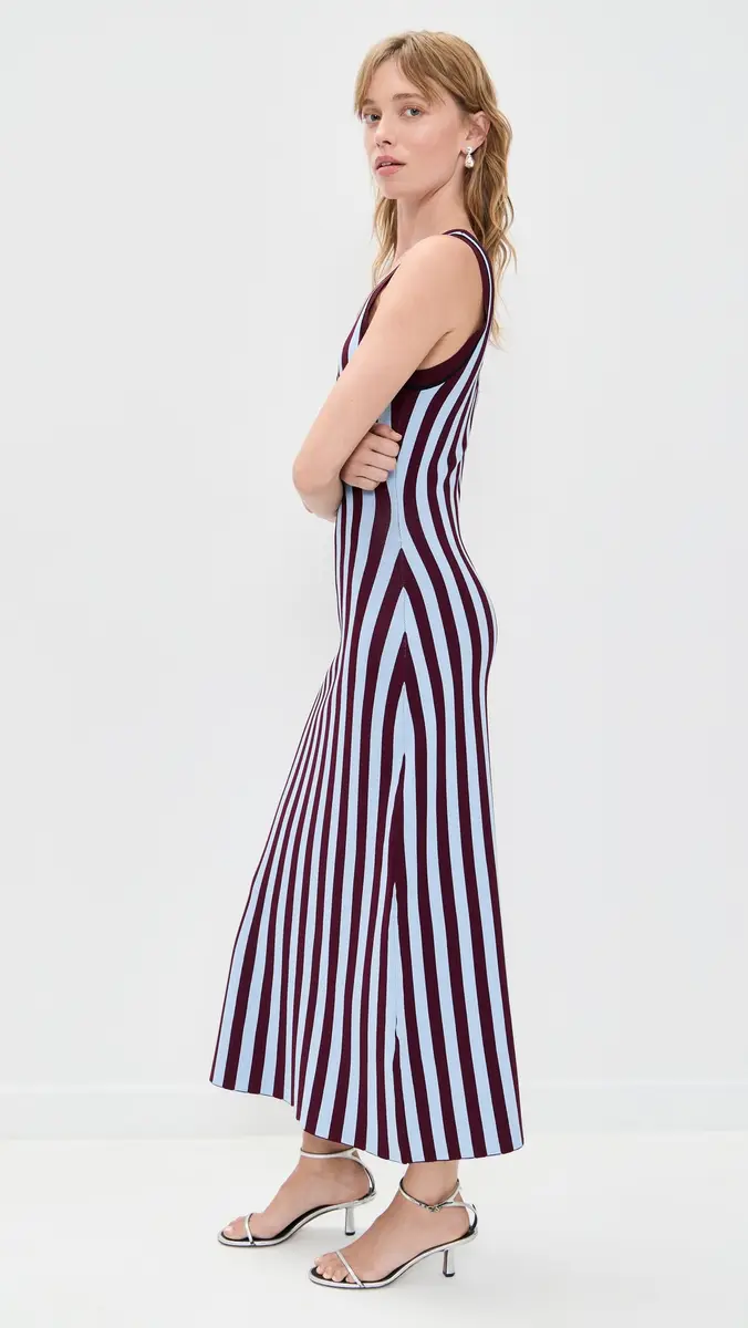 LE BOP Striped Jacquard Dress | Thumbnail 4 LE BOP Striped Jacquard Dress | Thumbnail 4