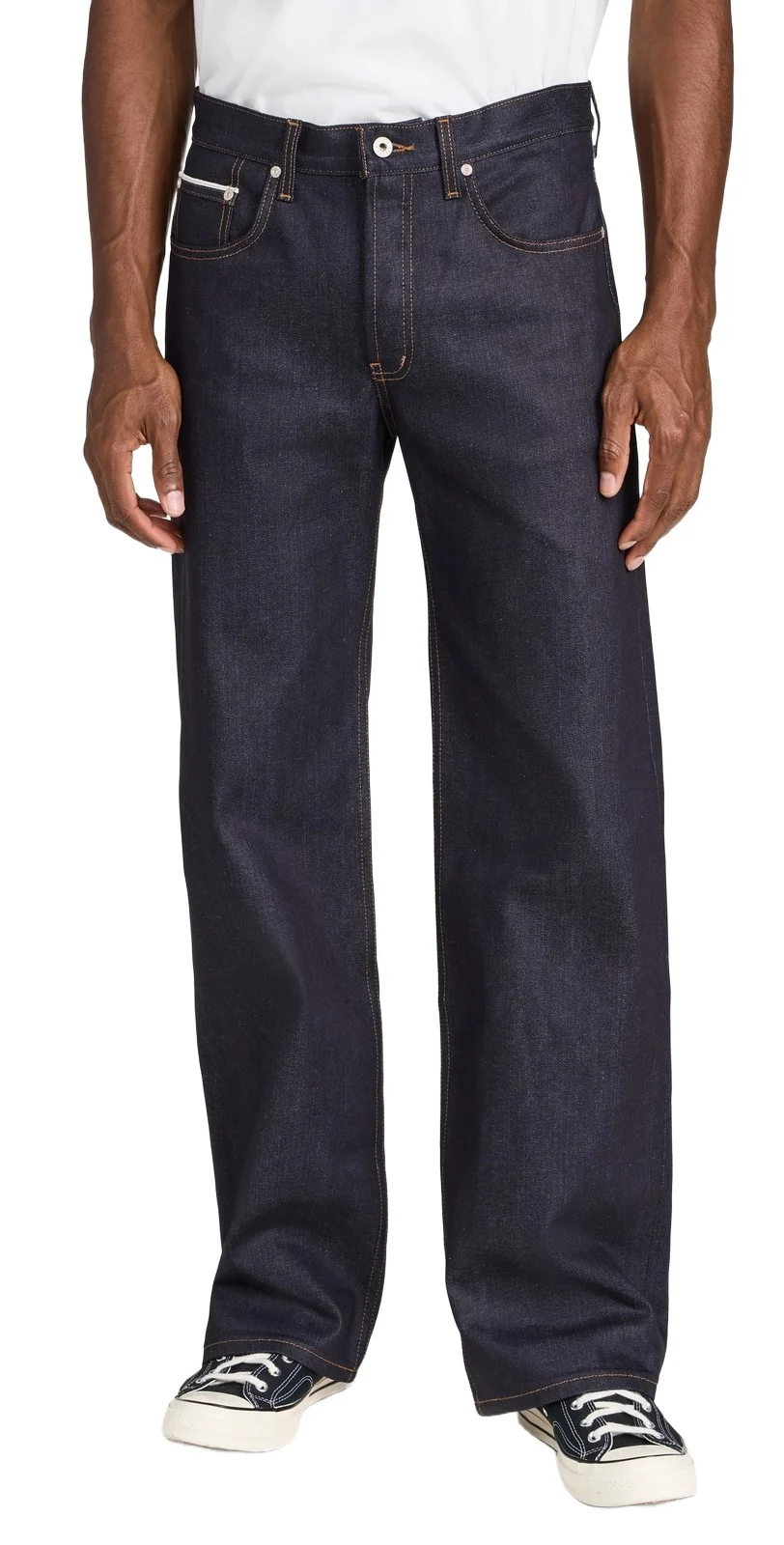 Naked & Famous Denim Strong Guy Nightshade Stretch Selvedge Jeans