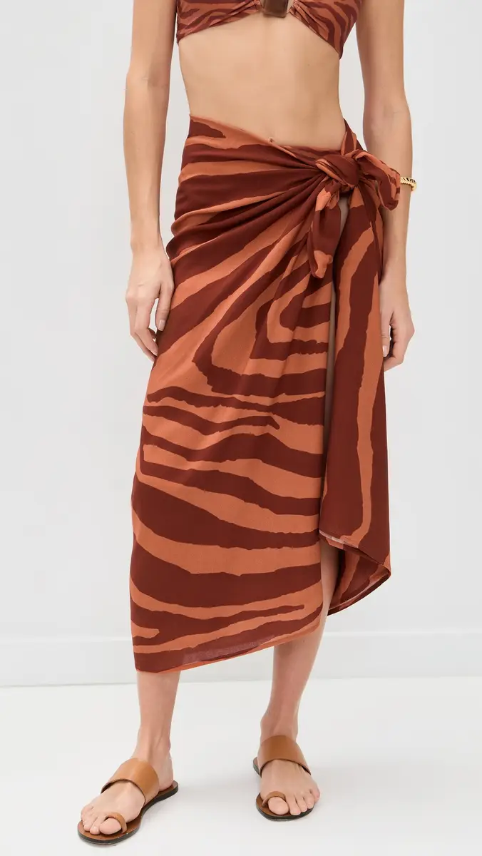 ViX Paula Hermanny Sundown Printed Sarong Multi One Size | Thumbnail 2