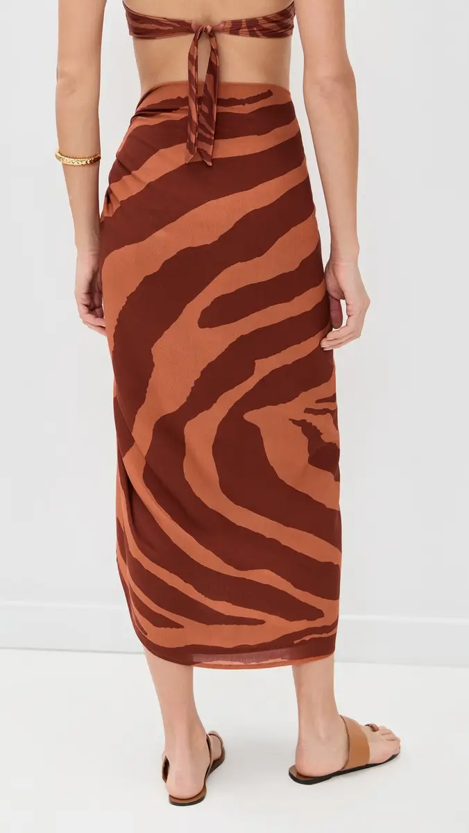 ViX Paula Hermanny Sundown Printed Sarong Multi One Size | Thumbnail 3