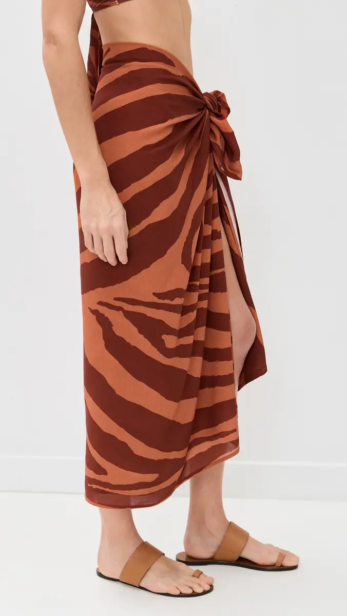 ViX Paula Hermanny Sundown Printed Sarong Multi One Size | Thumbnail 4