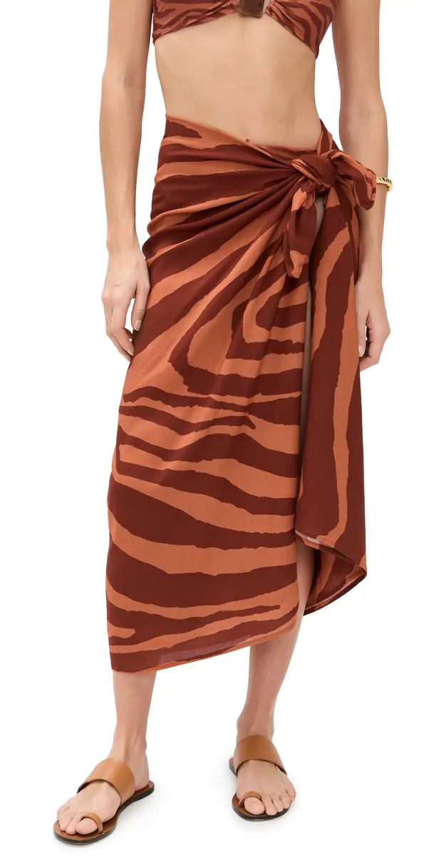 ViX Paula Hermanny Sundown Printed Sarong Multi One Size | Image 1 ViX Paula Hermanny Sundown Printed Sarong Multi One Size | Image 1