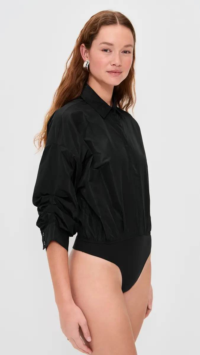 STAUD Traverse Thong Bodysuit Black | Thumbnail 4