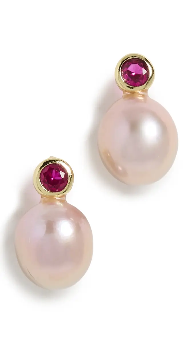 Shashi Aisha Stud Earrings | Thumbnail 5