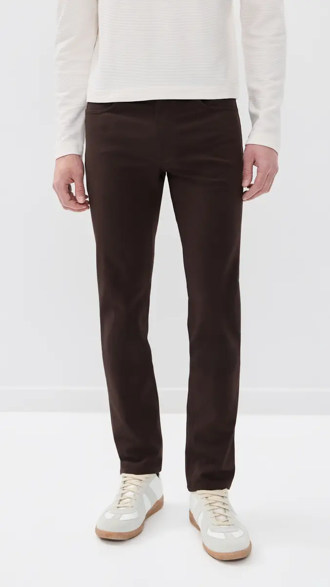 Theory Raffi Pants in Neoteric Twill Brownwood | Thumbnail 2 Theory Raffi Pants in Neoteric Twill Brownwood | Thumbnail 2