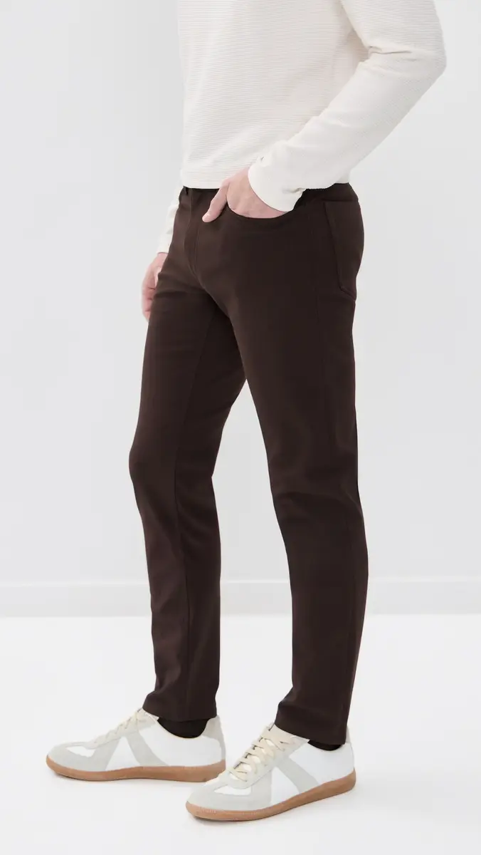 Theory Raffi Pants in Neoteric Twill Brownwood | Thumbnail 4 Theory Raffi Pants in Neoteric Twill Brownwood | Thumbnail 4