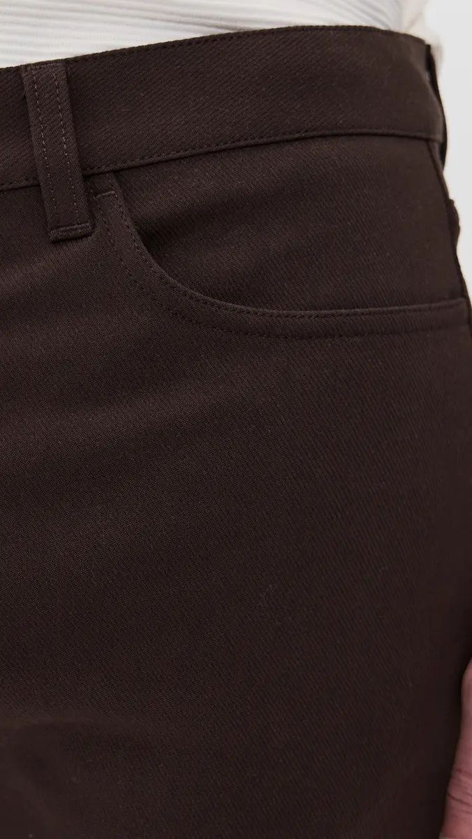 Theory Raffi Pants in Neoteric Twill Brownwood | Thumbnail 6 Theory Raffi Pants in Neoteric Twill Brownwood | Thumbnail 6