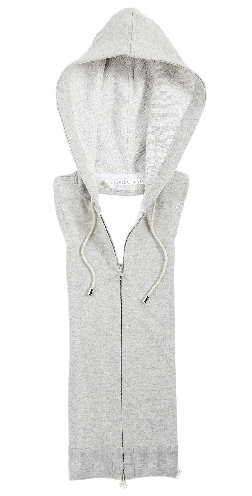 Veronica Beard Hoodie Dickey Heather Grey 00-14