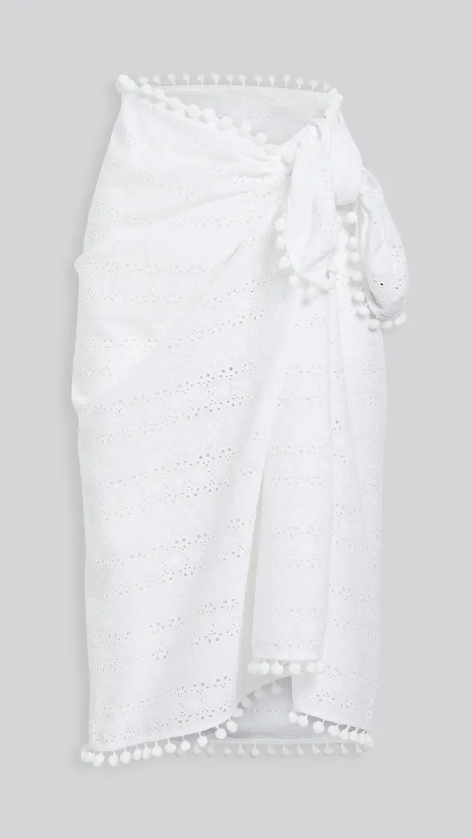 Playa Lucila Eyelet Sarong | Thumbnail 2