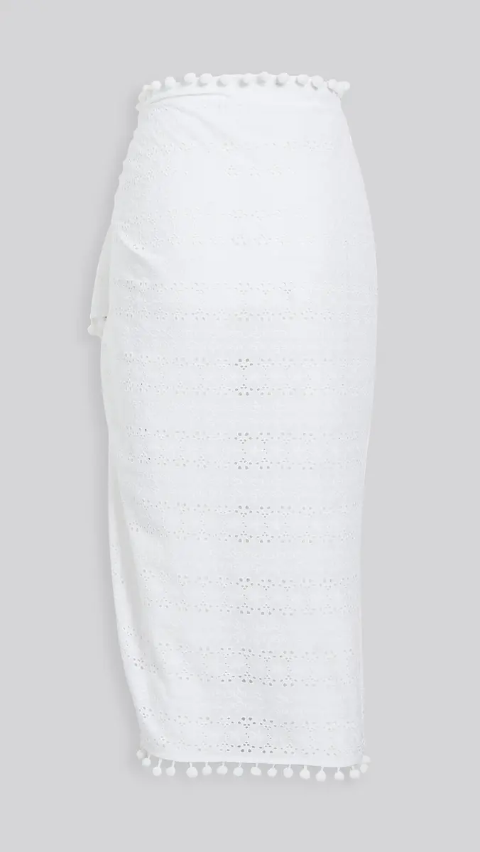 Playa Lucila Eyelet Sarong | Thumbnail 3