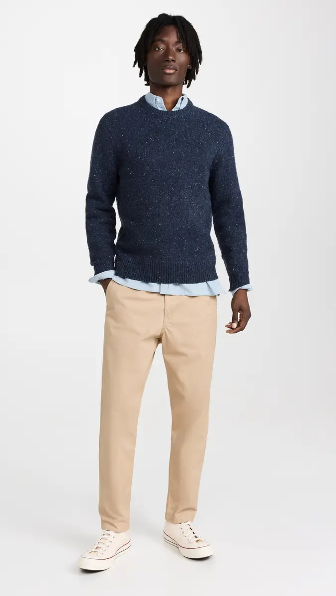 Alex Mill Donegal Crew Neck Sweater | Thumbnail 5 Alex Mill Donegal Crew Neck Sweater | Thumbnail 5